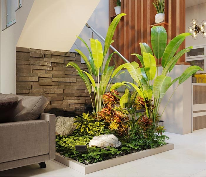 Tiểu cảnh góc nhà